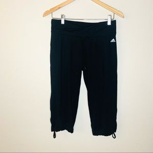 Adidas Black Capri athletic